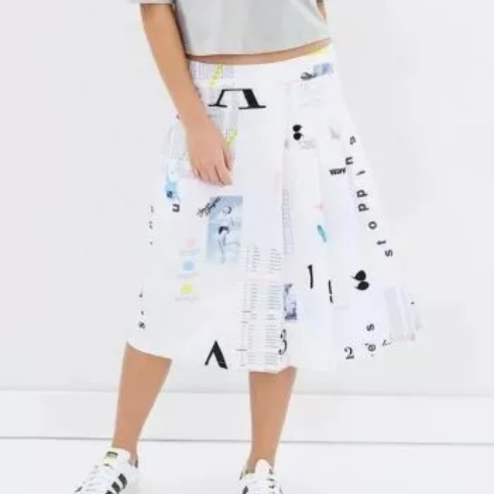 Adidas long pleated skirt.  Size Small. NWT